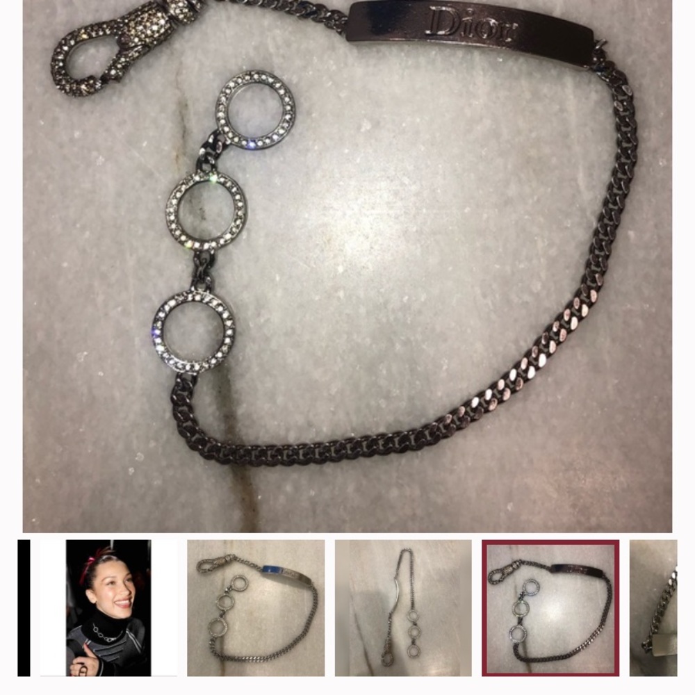 DIOR Swarovski dog collar choker necklace - Picture 10 of 12